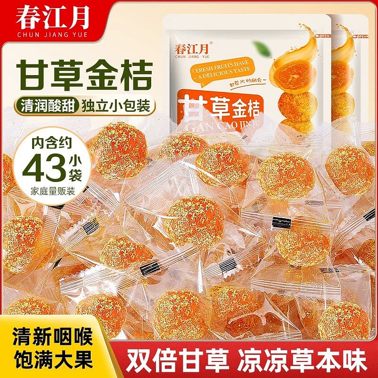 春江月甘草金桔400g/袋
