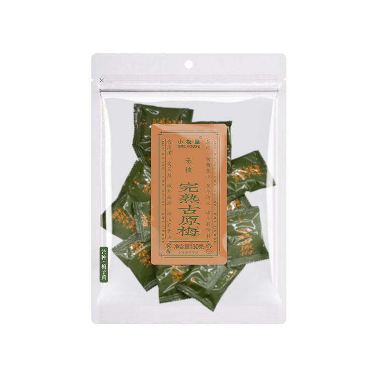 小梅屋完熟古原梅无核梅子酸话梅130g*1袋