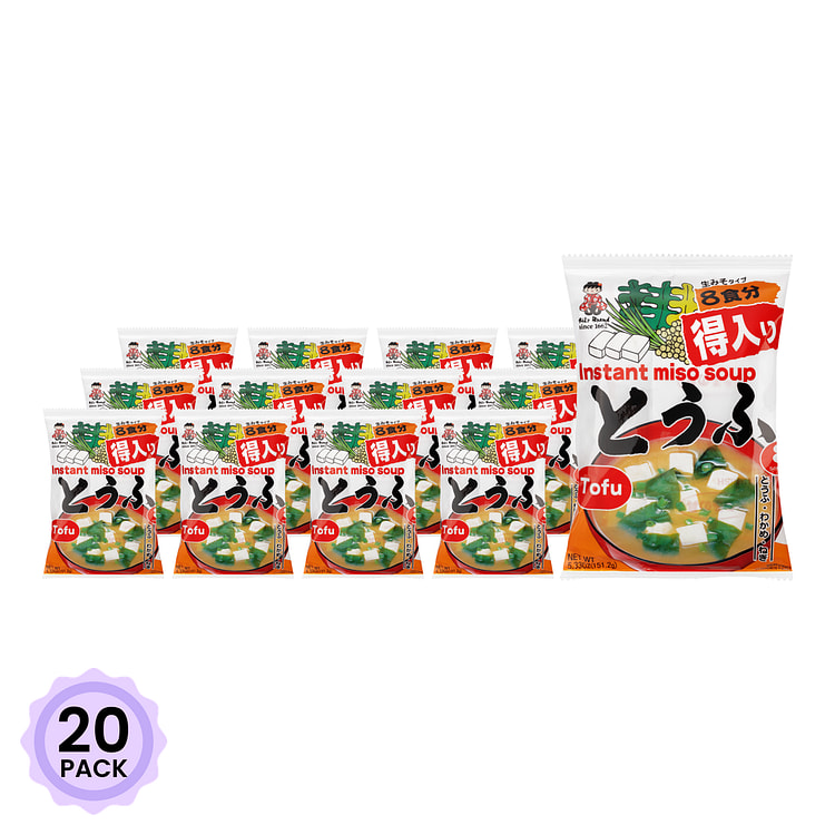 Miko 即食豆腐味增汤 8袋入 5.33 盎司*20 包