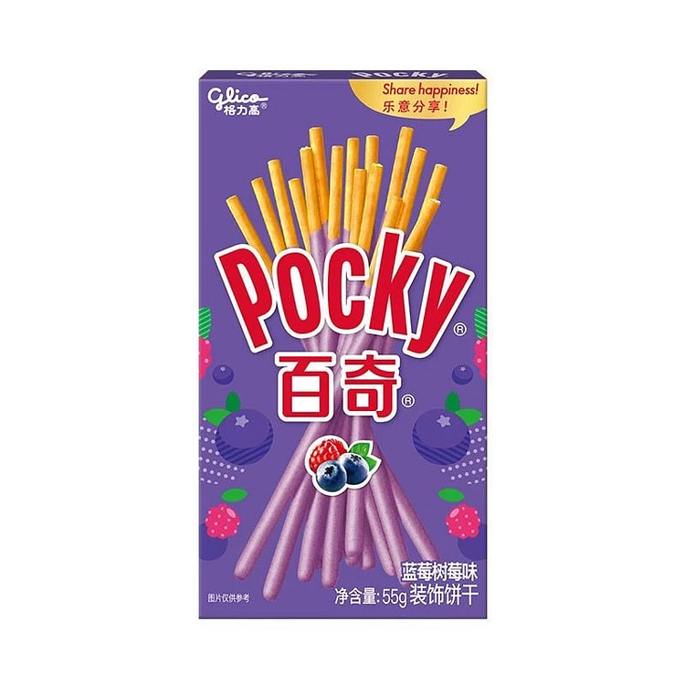 百奇 蓝莓树莓味