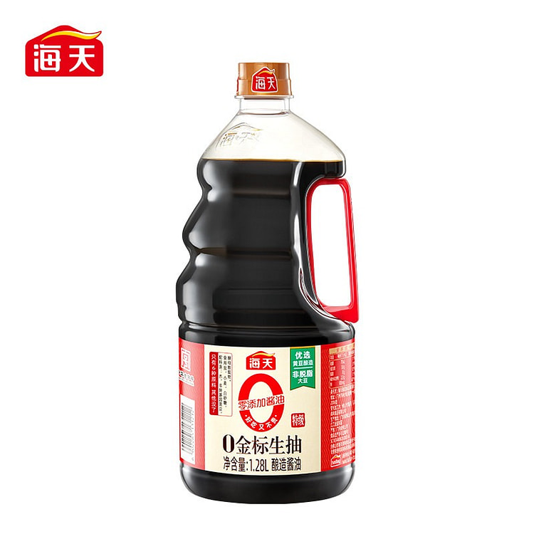 Haitian "Zero-Additive" Gold Label Light Soy Sauce 1280 ml
