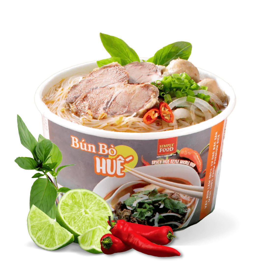 Simply Food Hue Style Instant Rice Noodle Soup Bowl 1 count 1 each