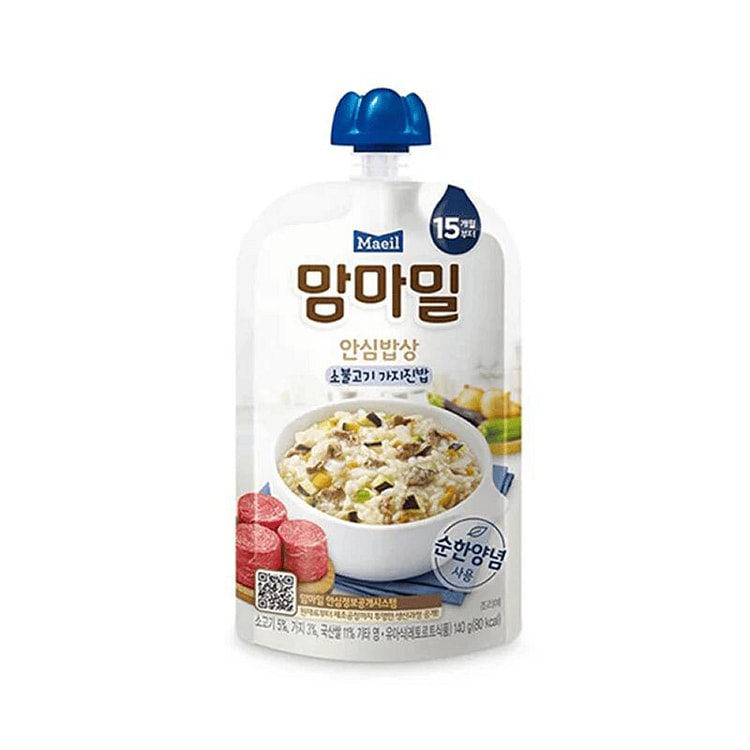 每日妈妈餐 15M 牛肉茄子软米饭 140 克