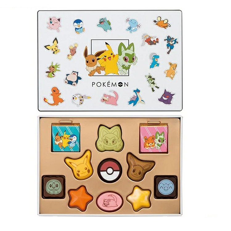 皮卡丘  巧克力 铁盒装 混合口味 11枚