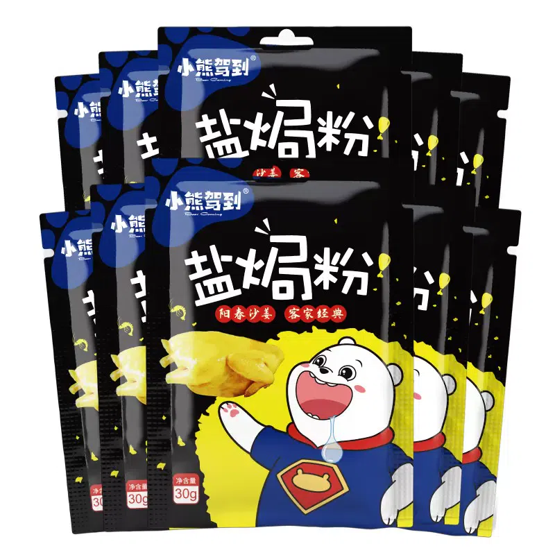 The bear drove to the salt-baked chicken powder, salt-baked powder, 30g*2 packs 60 g