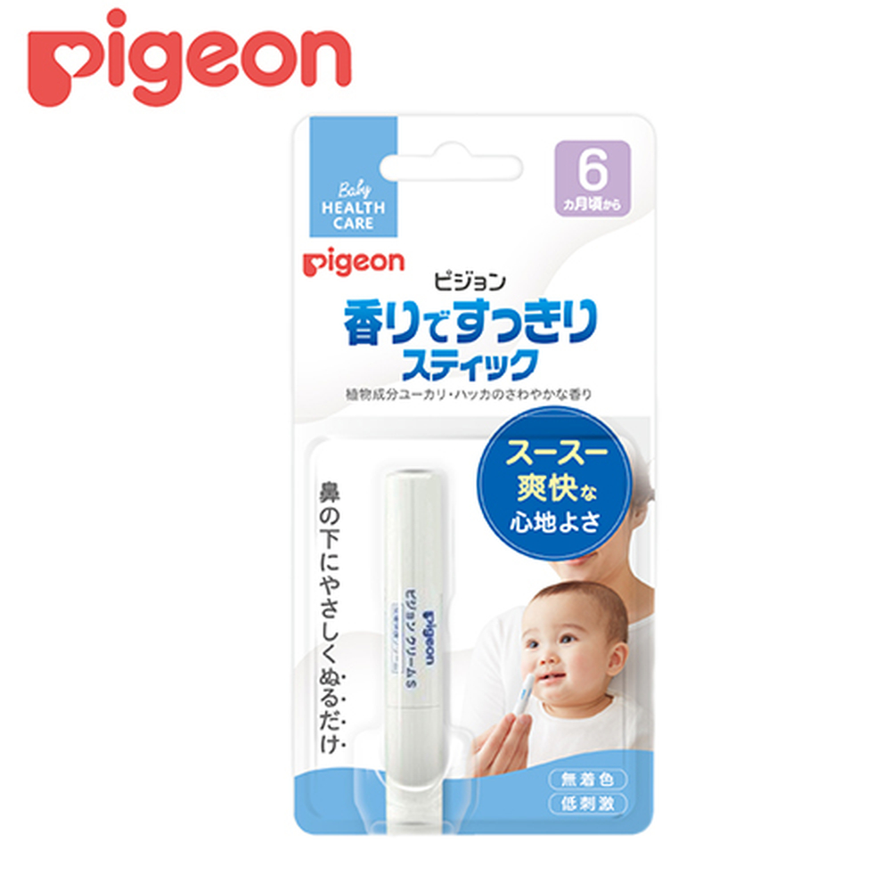 のん品 ベビー系デボーション一部など 日本直送」ピジョン pigeon 香りですっきりスティック 6ヶ月から〔鼻の