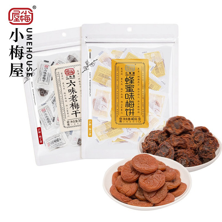Honey flavored tangerine peel plum cake 75g 75 g