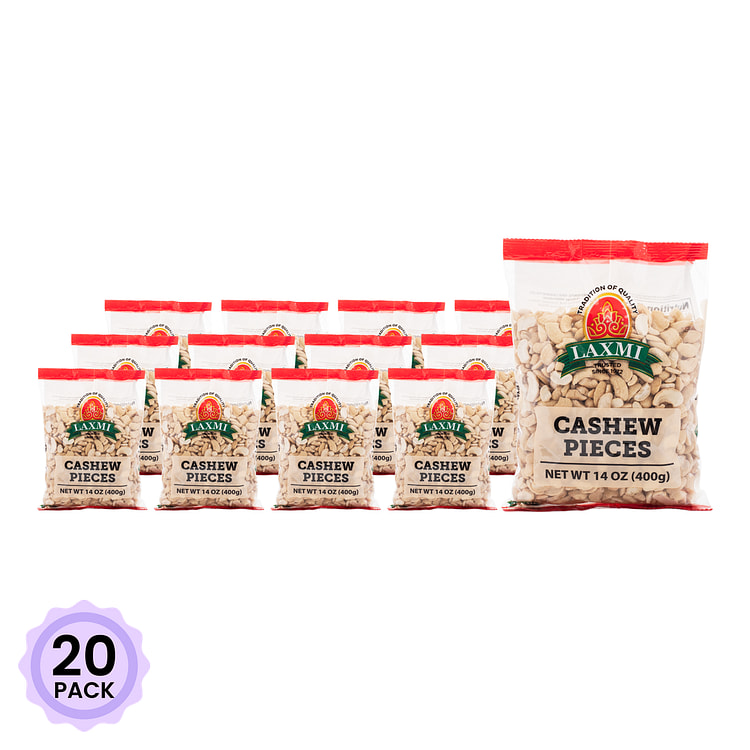 Laxmi Cashew Pieces 400 g*20 pack