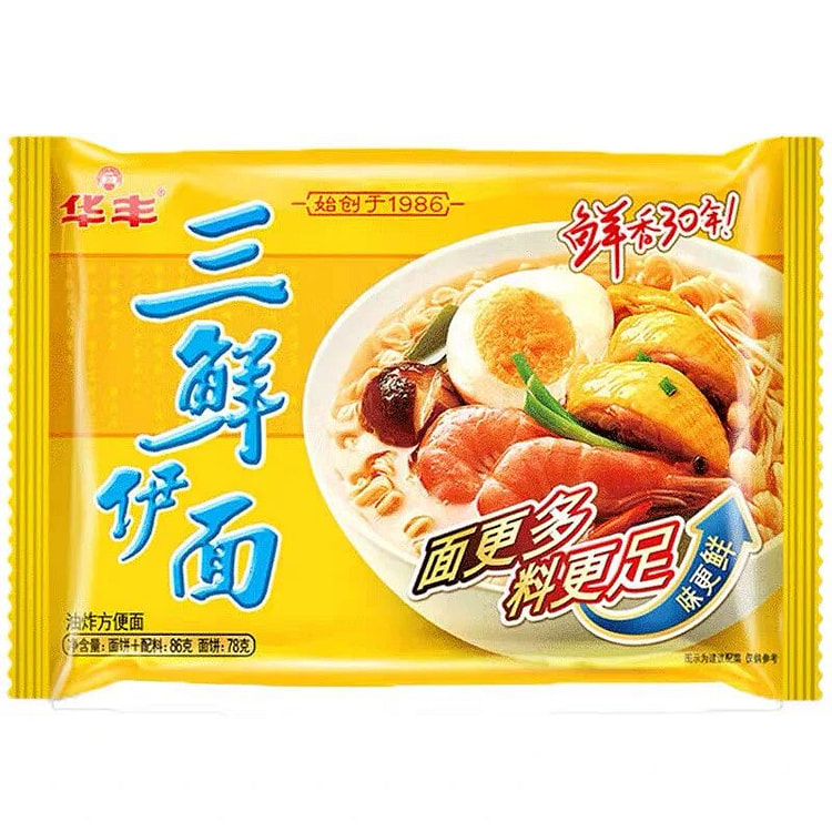 Huafeng Original Triple Flavor E-Fu Noodles 88g*2 88 g