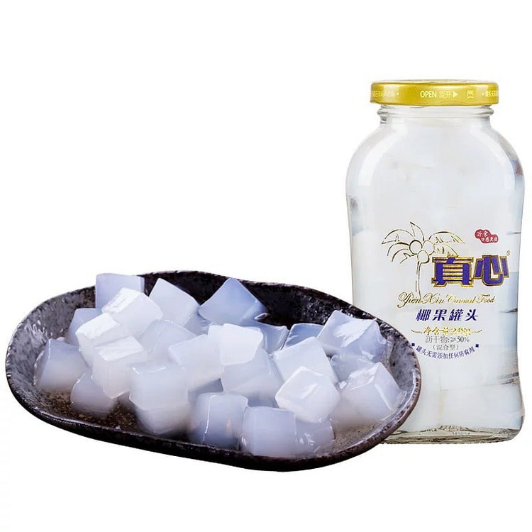 真心罐头椰果罐头