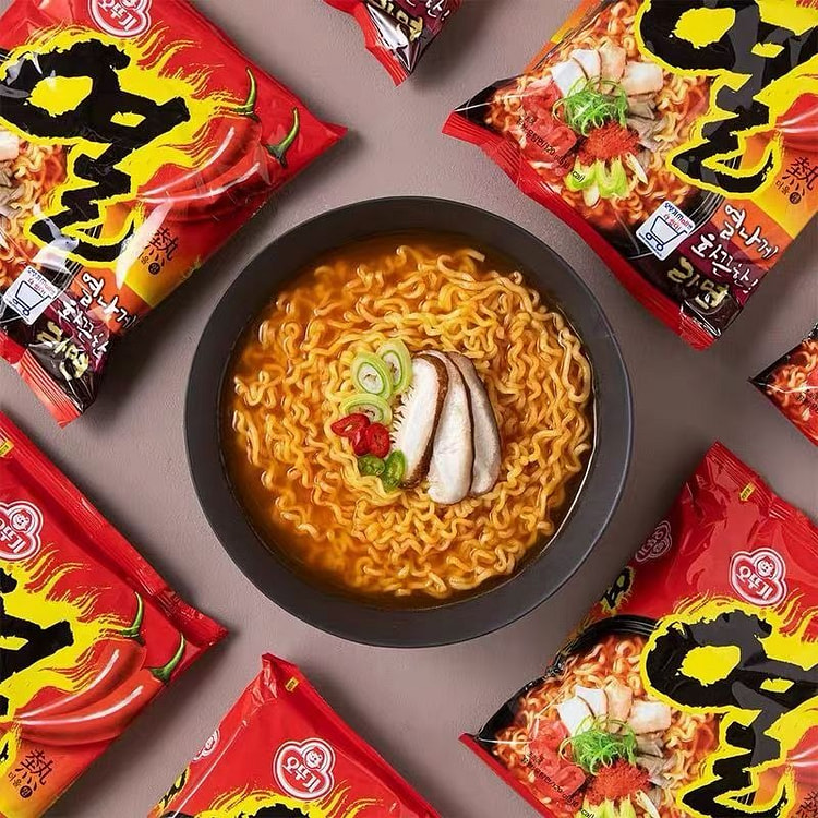 South Korea imported tumbler hot ramen 120gX5 bag instant noodles overnight
