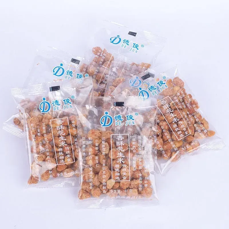 潮汕德俊香酥花生仁脆皮花生坚果40克5 包- Weee!