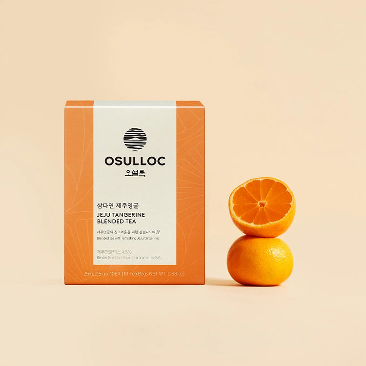OSULLOC Jeju Tangerine Blended Tea 10ea 1 each