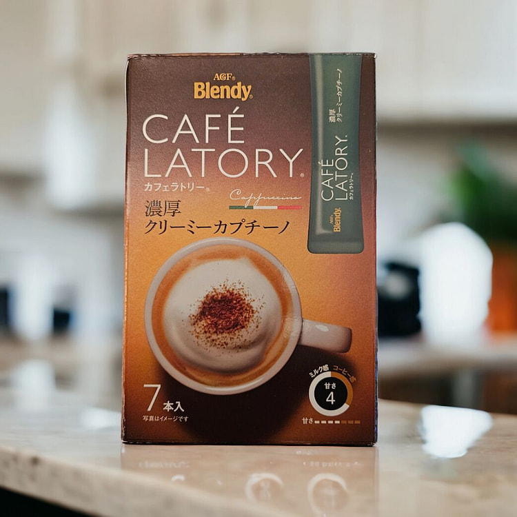 AGF Blendy Cafe Latory Cappuccino Latte 7 Sticks