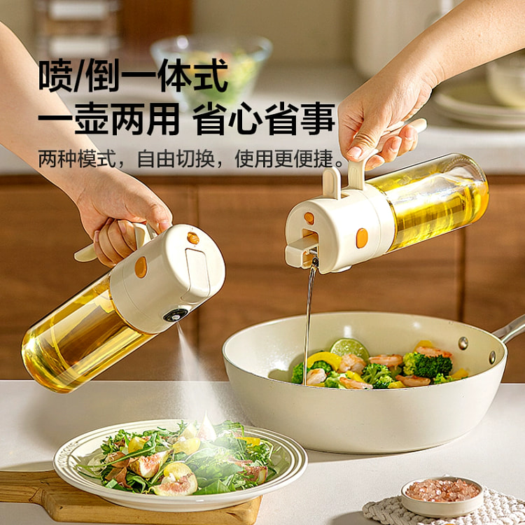 1 white spray-pour oil pot 1 can