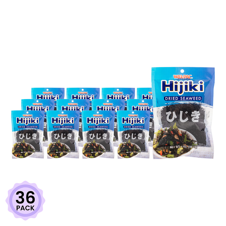 Welpac Dried Hijiki Seaweed 2 oz*36 pack