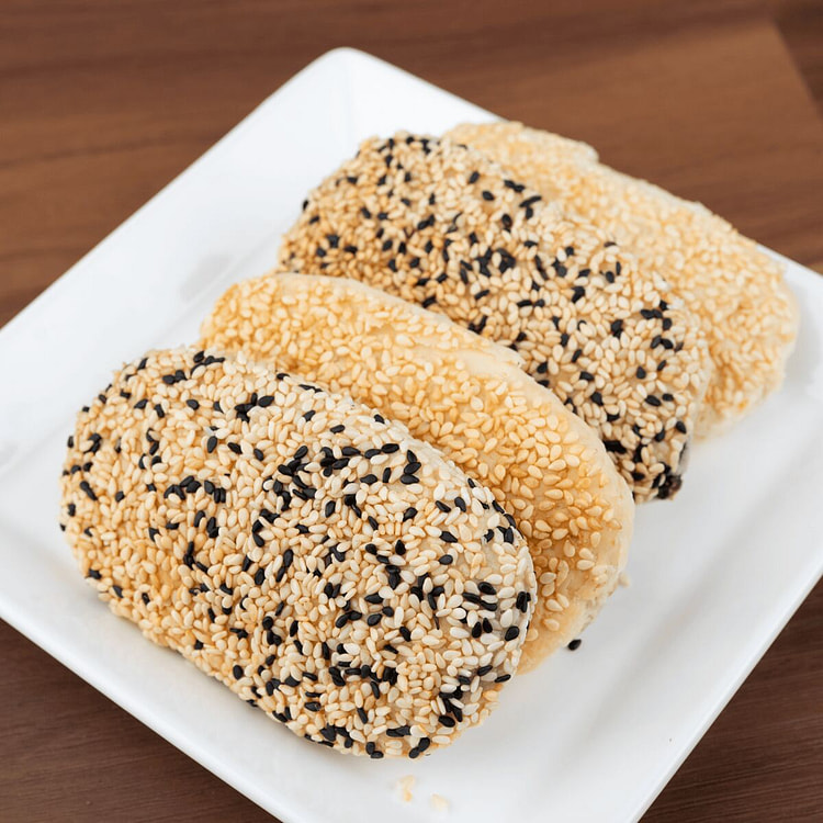 蟹壳黄（2个芝麻甜味，2个香葱咸味）