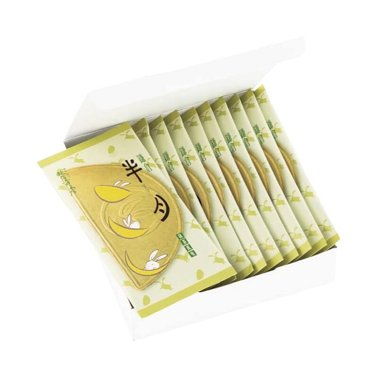 Matcha Sandwich Half Moon Waffle Cookies 10pcs
