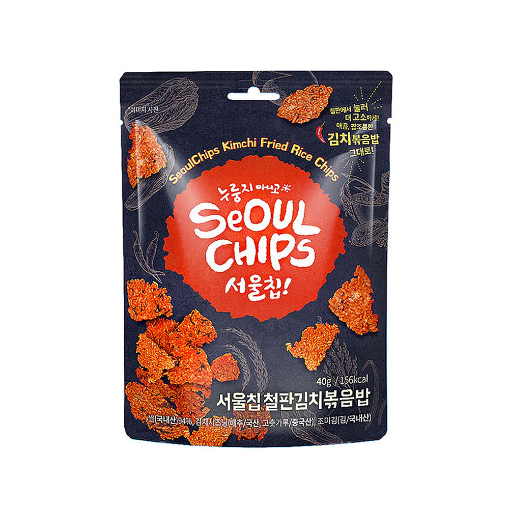 SEOULCHIPS Kimchi Fried Rice Crisps Chips Weee!