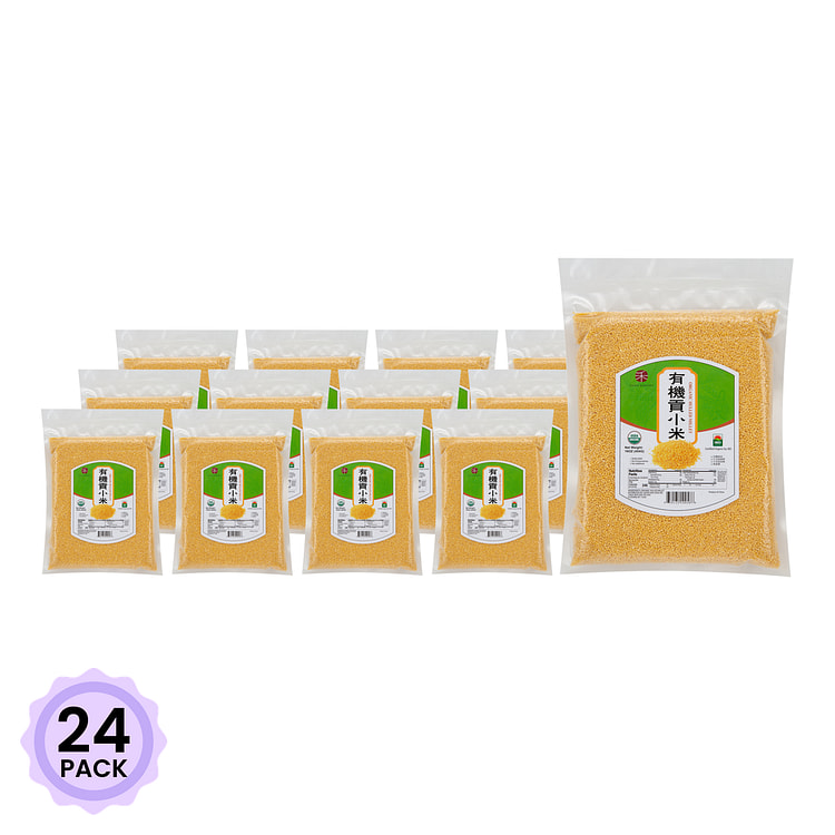 超禾 有机黄小米 沁州黄 14 盎司*24 包
