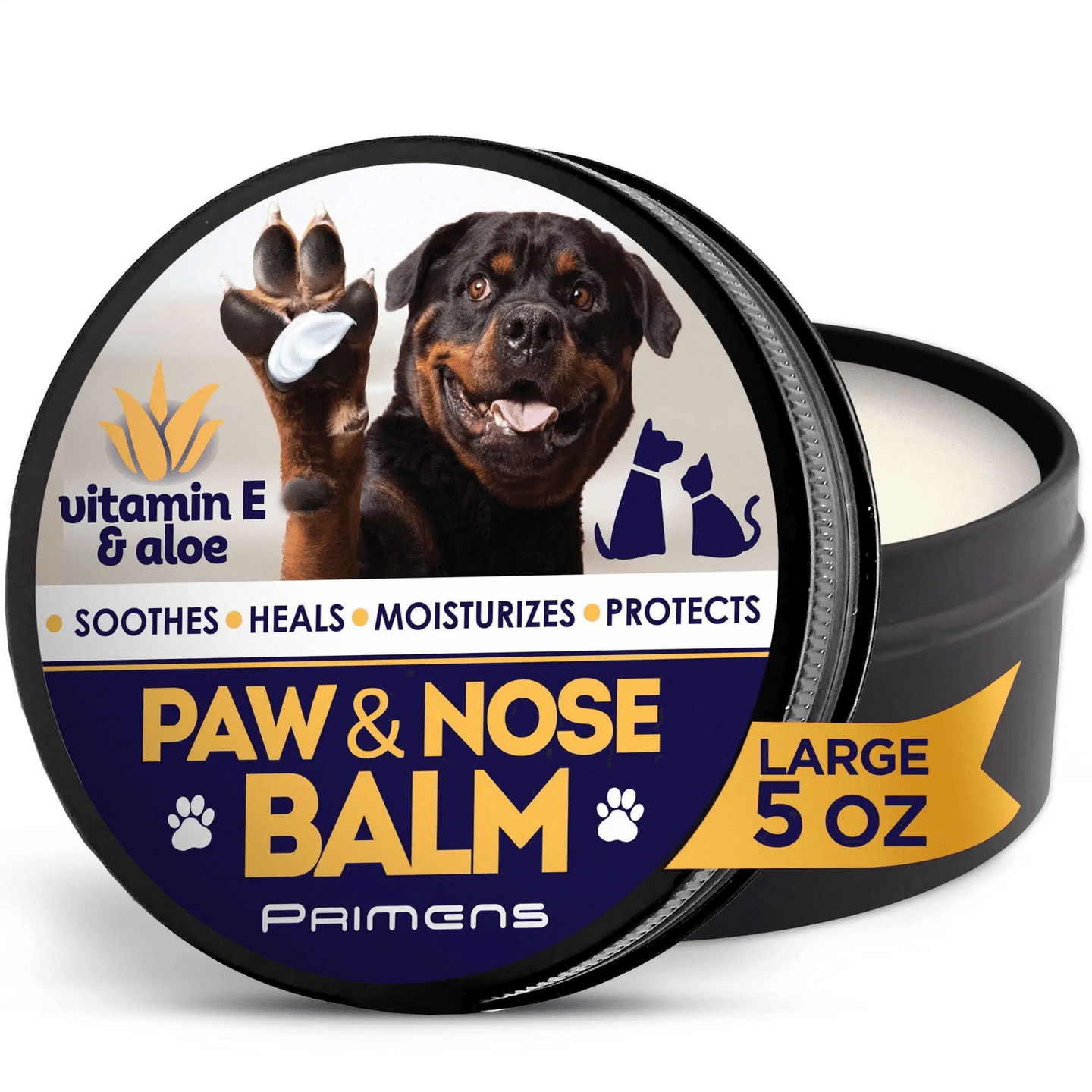 Natural Dog Paw Balm Dog Paw Protection for Hot Pavement Dog Paw Wax for Dry Paw 1 each