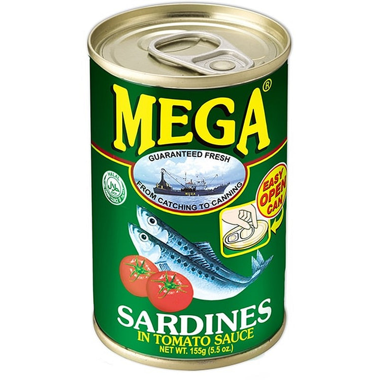 MEGA Sardines in Tomato Sauce 155g [Canned]