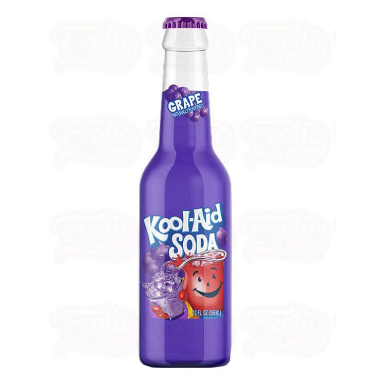 Kool Aid Grape 12oz Glass Bottle 1 each