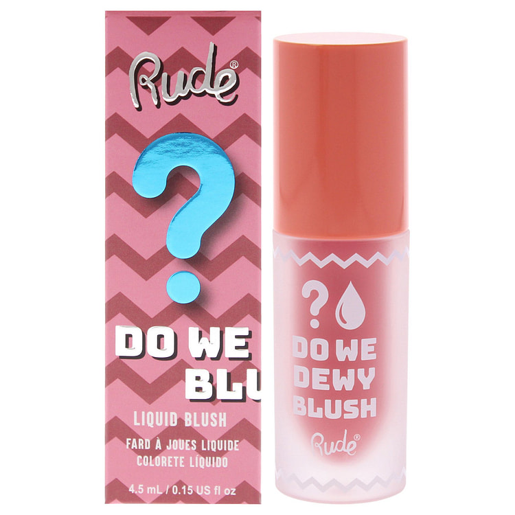 Do We デューイ リキッド ブラッシュ - サンディ ピンク by Rude Cosmetics for Women - 0.15 オンス ブラッ