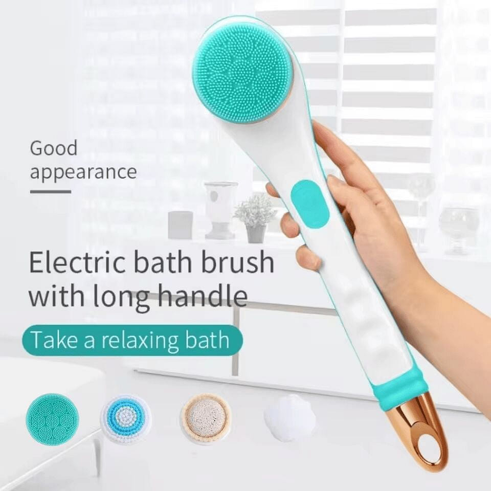 Electric Body Brush Back Scrubber for Shower Water 1 box