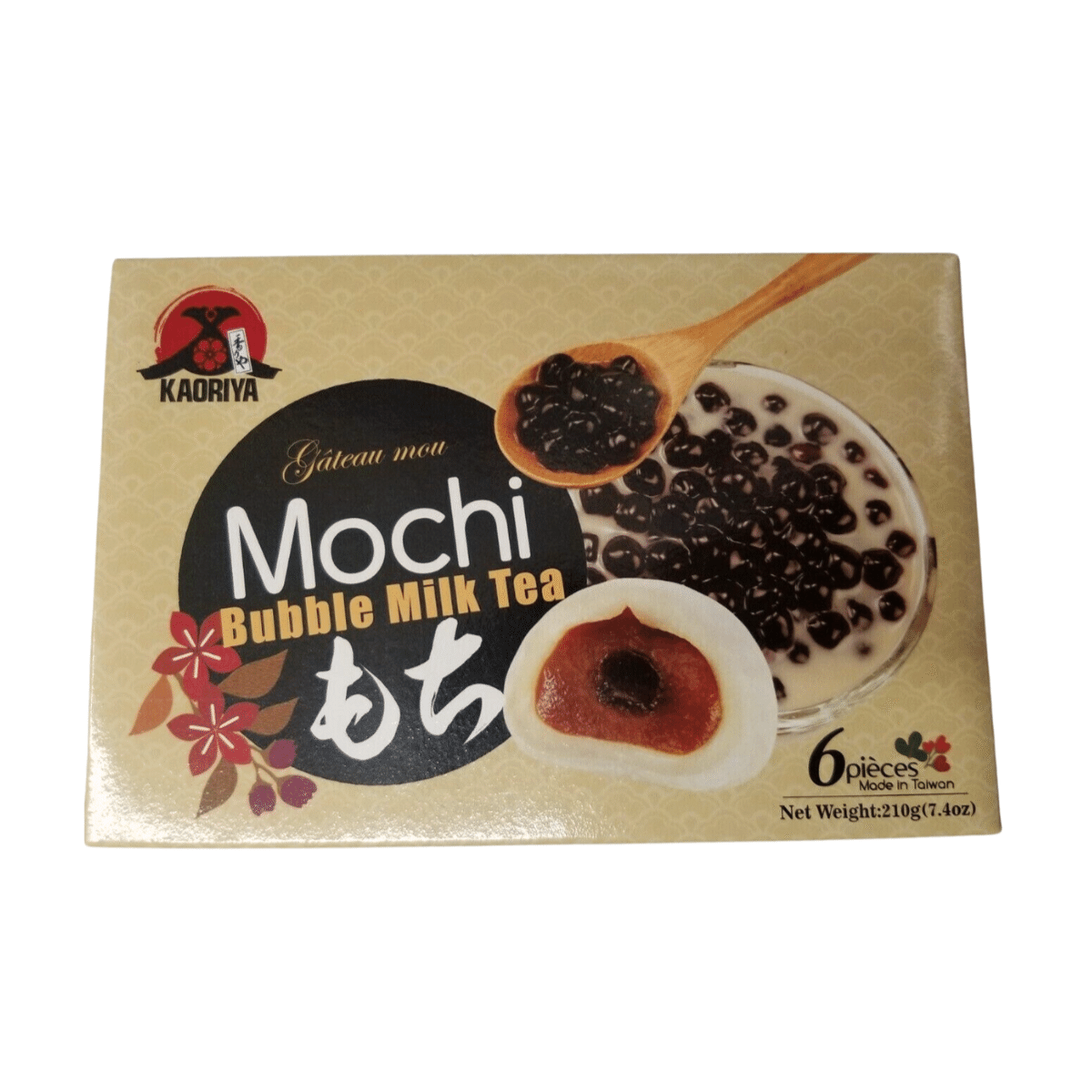 Kaoriya Bubble Milk Tea Mochi Cake 210g 1 each