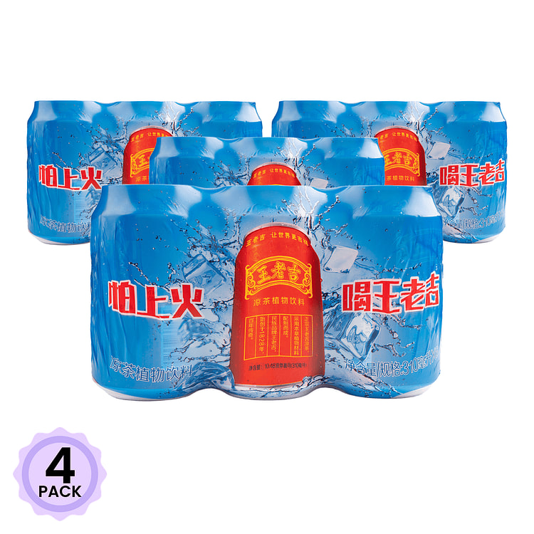 王老吉 凉茶 310 毫升*6 罐*4 包