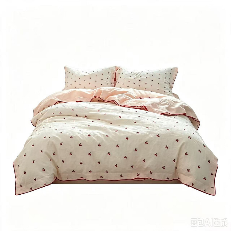 Moonlight Bus Cherry Cotton Four Piece Set Suitabl 2000 g