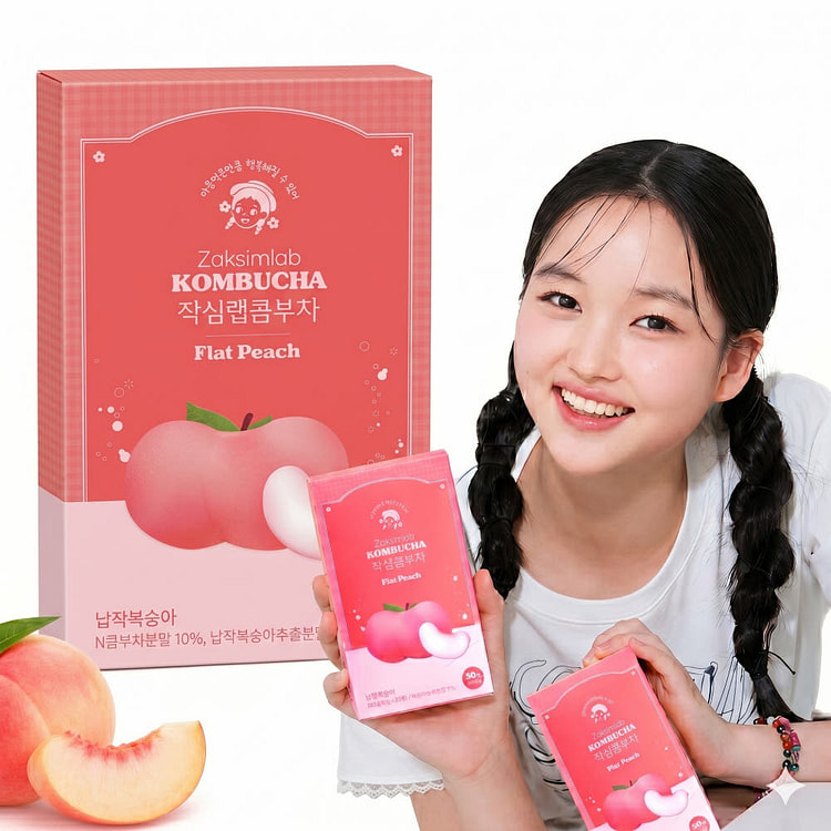Kombucha Flat Peach 1 pack