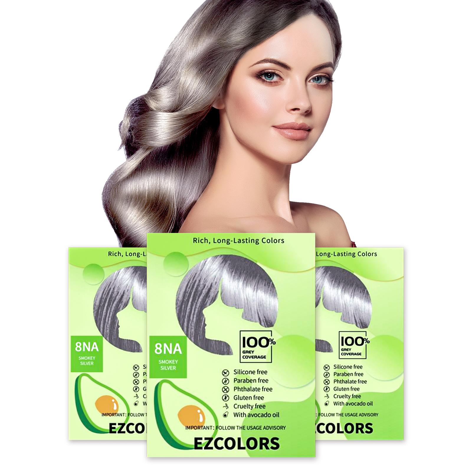 Get Permanent Hair Color with Avocado Oil, Bubble Hair Color,Smokey ...