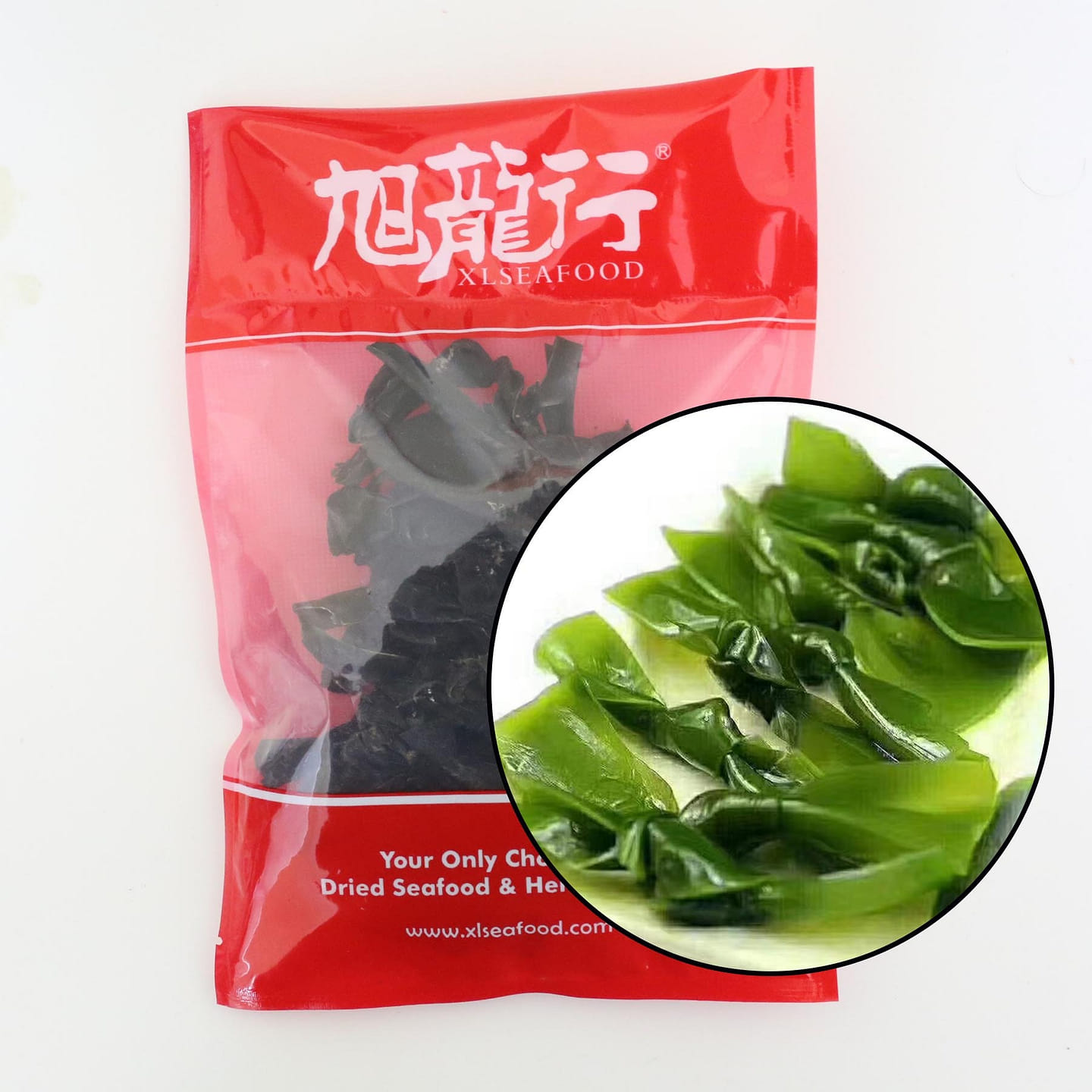 XLSEAFOOD Grade Premium Dry Seaweed Kelp knot 2 oz