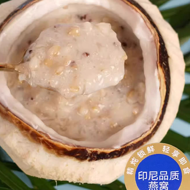LaiyifenThick Coconut Oatmeal Bird's Nest Porridge