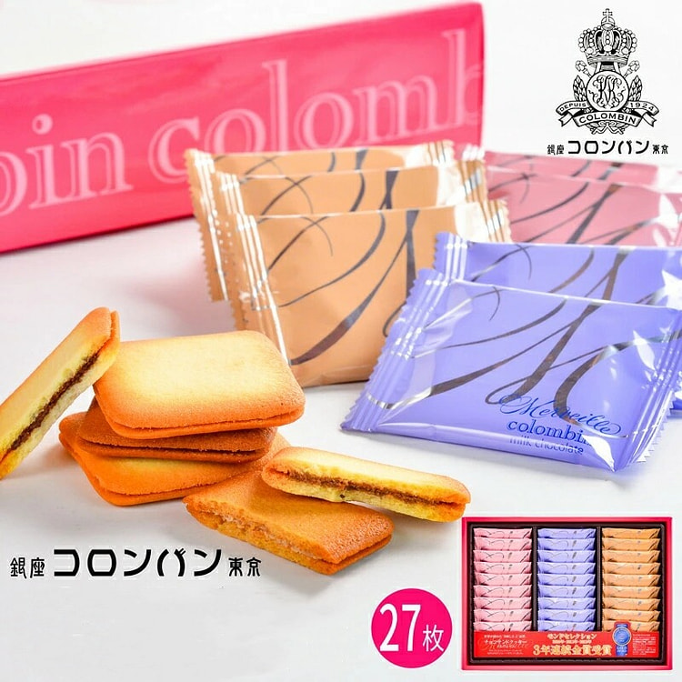银座 东京巧克力夹心饼干 27块
