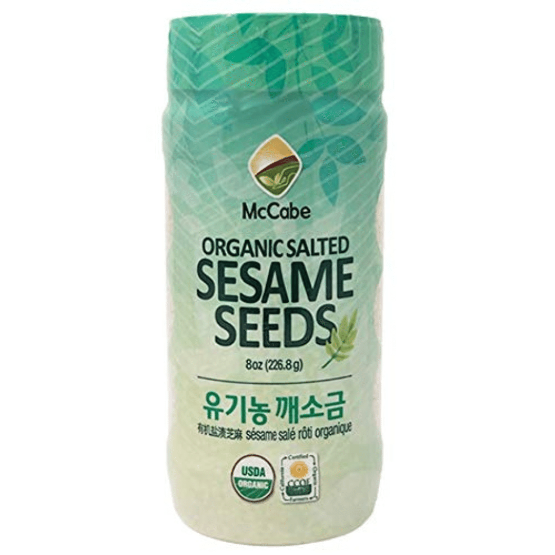 McCabe Organic Salted Sesame, 8oz,USDA Organic Certified, 8 oz