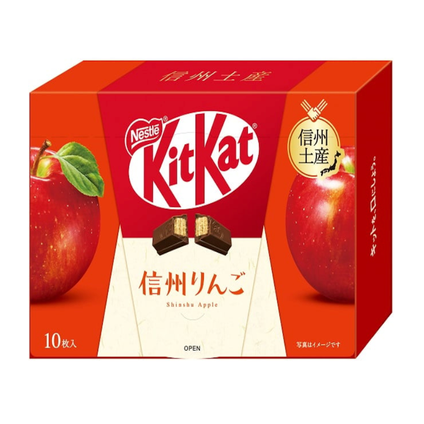 NESTLE JAPAN KIT KAT Shinnsyuu Apple Flavor Chocolate Wafer 10 pcs 1 box