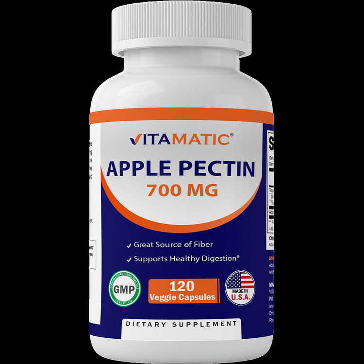 Apple Pectin 700mg 120 Vegetarian Capsules