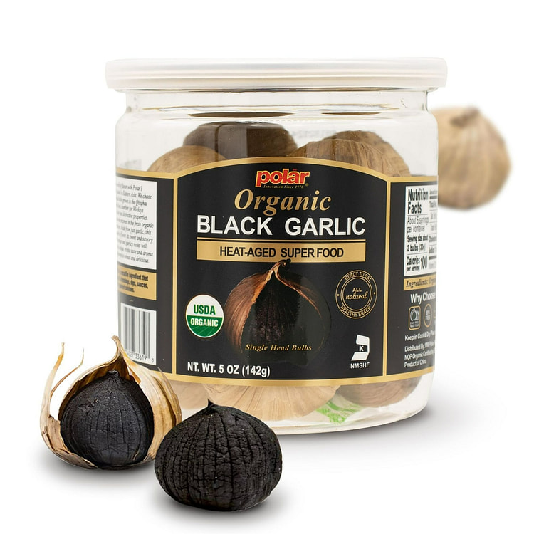 MW Polar USDA Organic Black Garlic 5 oz one Pack 1 each