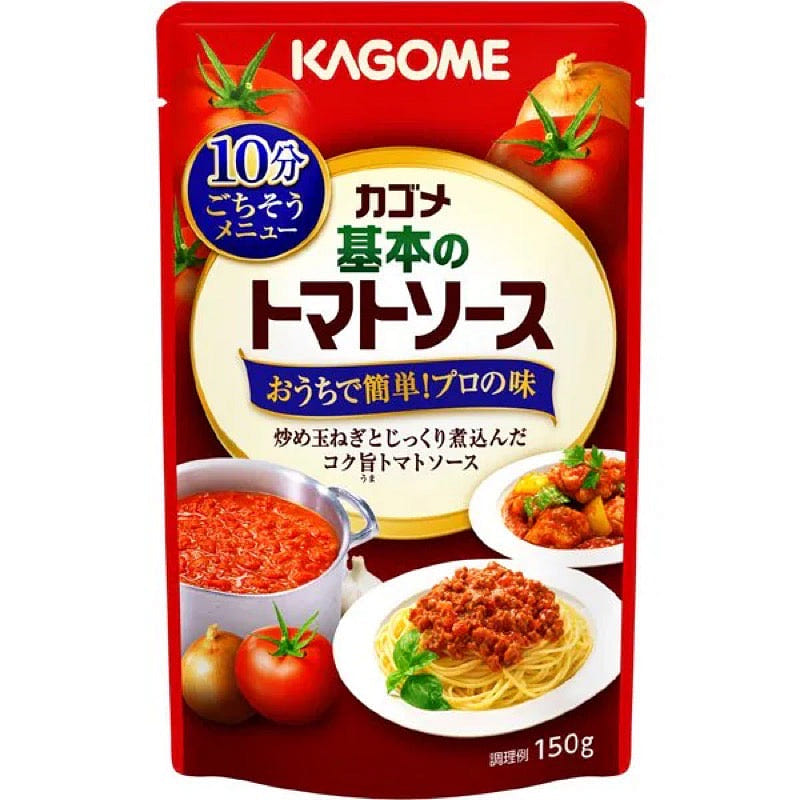 KAGOME Basic Tomato Sauce Pouch 150g 1 each