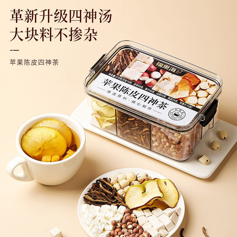 Fu Dong Hai Apple Tangerine Peel Four Herb 270g 1 box