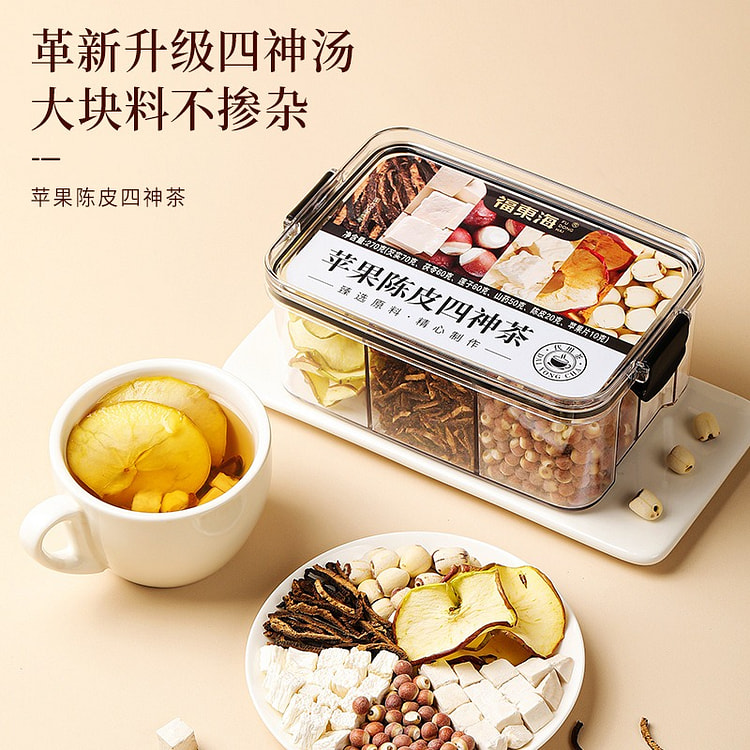 Fu Dong Hai Apple Tangerine Peel Four Herb 270g 1 box