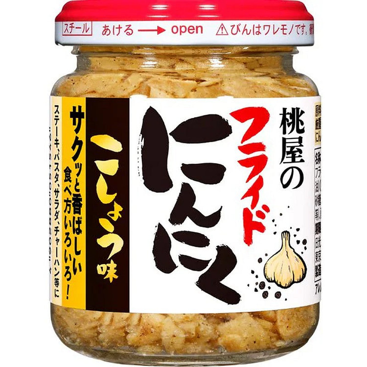 桃屋炸蒜蓉辣椒味 40g