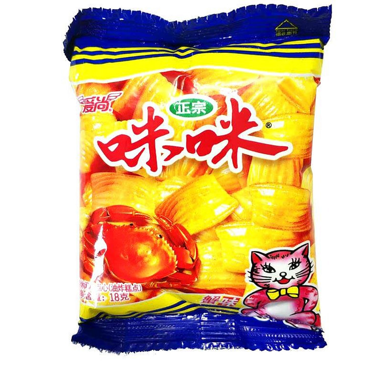 爱尚咪咪蟹味道追忆小零食10g*1袋 10 克