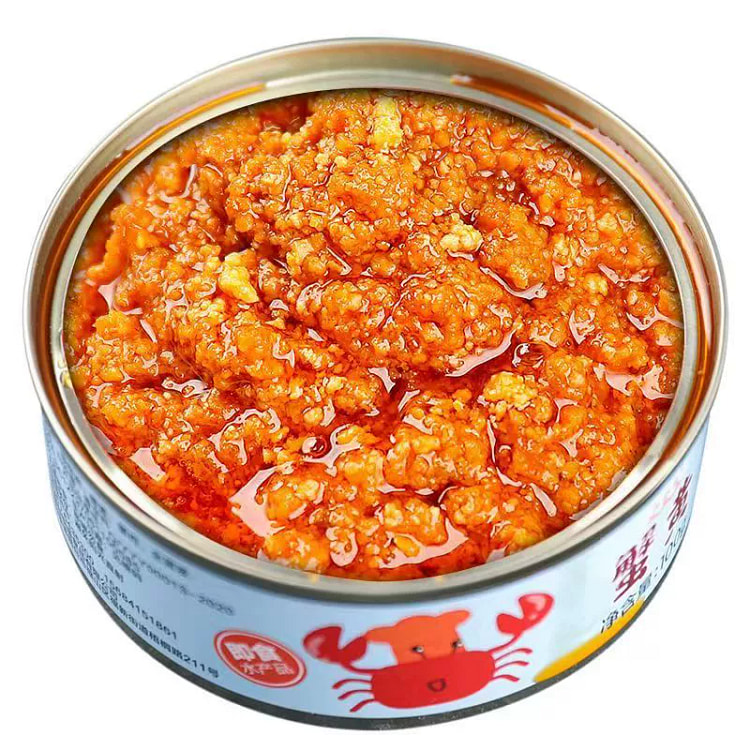 精品蟹黄酱-拌面纯蟹黄油拌饭神器100g*1罐