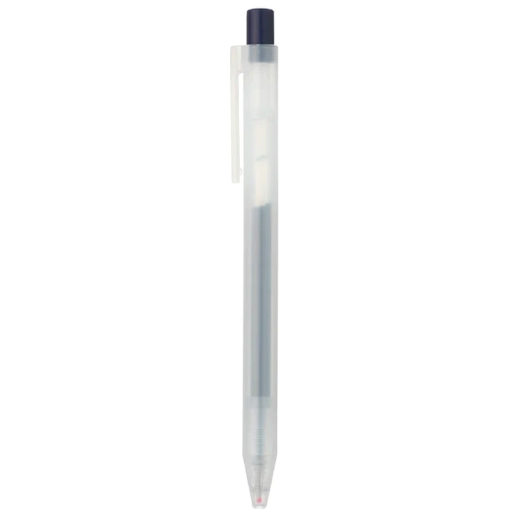 MUJI Smooth Gel Knock Type 0.5mm Blue Black Pen