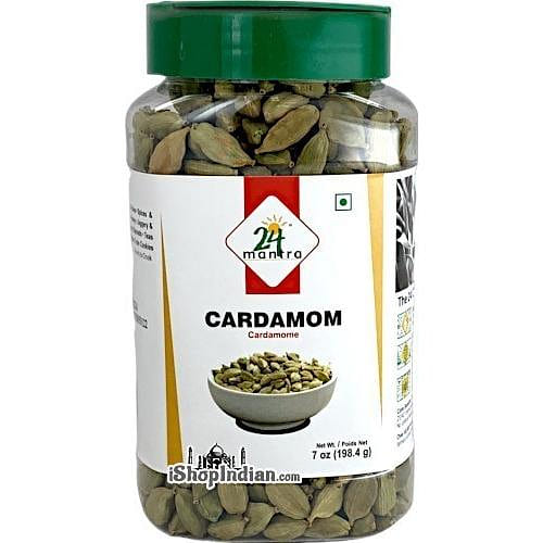24 Mantra Green Cardamom Pods – 7 oz JAR 7 oz