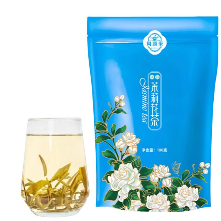 周顺来茉莉飘雪茶叶100g/袋
